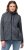 Ulla Popken Heather Knit Fleece Jacket Navy - Hettegensere og collegegensere - 