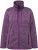 Ulla Popken Heather Knit Fleece Jacket Dark Purple - Hettegensere og collegegensere - Myke gensere, hettegensere og strikk