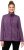 Ulla Popken Heather Knit Fleece Jacket Dark Purple - Hettegensere og collegegensere - Myke gensere, hettegensere og strikk