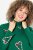 Ulla Popken Candy Cane Graphic Sweatshirt Meadow Green - Hettegensere og collegegensere - Myke gensere, hettegensere og strikk