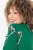 Ulla Popken Candy Cane Graphic Sweatshirt Meadow Green - Hettegensere og collegegensere - Myke gensere, hettegensere og strikk