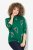 Ulla Popken Candy Cane Graphic Sweatshirt Meadow Green - Hettegensere og collegegensere - Myke gensere, hettegensere og strikk