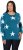 Ulla Popken Glitter Stars Soft Knit Sweater Petrol - Hettegensere og collegegensere - Myke gensere, hettegensere og strikk