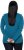 Ulla Popken Glitter Stars Soft Knit Sweater Petrol - Hettegensere og collegegensere - Myke gensere, hettegensere og strikk