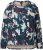 Ulla Popken Horse Print Long Sleeve Sweatshirt Navy - Hettegensere og collegegensere - 
