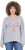 Ulla Popken Bow City Lettering Sweatshirt Light Grey Melange - Hettegensere og collegegensere - 