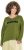 Ulla Popken Inspire Lettering V-Neck Sweatshirt Blooming Bay - Hettegensere og collegegensere - 