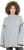 Ulla Popken Decorative Seam Sweater Light Grey Melange - Hettegensere og collegegensere - 