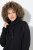 Ulla Popken Chain Fringe Smooth Fleece Sweatshirt Black - Hettegensere og collegegensere - Myke gensere, hettegensere og strikk