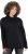 Ulla Popken Chain Fringe Smooth Fleece Sweatshirt Black - Hettegensere og collegegensere - 