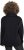 Ulla Popken Chain Fringe Smooth Fleece Sweatshirt Black - Hettegensere og collegegensere - 