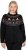 Ulla Popken Norwegian Style Christmas Sweater Black - Hettegensere og collegegensere - Myke gensere, hettegensere og strikk
