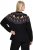Ulla Popken Norwegian Style Christmas Sweater Black - Hettegensere og collegegensere - Myke gensere, hettegensere og strikk