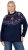 Ulla Popken Norwegian Style Christmas Sweater Blue - Hettegensere og collegegensere - 