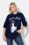 Ulla Popken Christmas Motif Classic Fit Sweater Navy - Hettegensere og collegegensere - Myke gensere, hettegensere og strikk