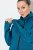 Ulla Popken Quick Drying Athletic Jacket Dark Petrol - Hettegensere og collegegensere - Myke gensere, hettegensere og strikk