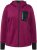 Ulla Popken HYPRAR Zip Front Hooded Stretch Sweatshirt Blackberry - Hettegensere og collegegensere - Myke gensere, hettegensere og strikk