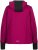 Ulla Popken HYPRAR Zip Front Hooded Stretch Sweatshirt Blackberry - Hettegensere og collegegensere - Myke gensere, hettegensere og strikk