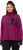 Ulla Popken HYPRAR Zip Front Hooded Stretch Sweatshirt Blackberry - Hettegensere og collegegensere - Myke gensere, hettegensere og strikk