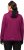 Ulla Popken HYPRAR Zip Front Hooded Stretch Sweatshirt Blackberry - Hettegensere og collegegensere - Myke gensere, hettegensere og strikk