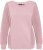 Ulla Popken Mixed Knit Patch Look Sweatshirt Old Pink - Hettegensere og collegegensere - Myke gensere, hettegensere og strikk