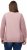 Ulla Popken Mixed Knit Patch Look Sweatshirt Old Pink - Hettegensere og collegegensere - Myke gensere, hettegensere og strikk