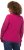 Ulla Popken Shaker Stitch Cropped Gathered Sweater Fuchsia Pink - Hettegensere og collegegensere - Myke gensere, hettegensere og strikk