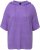 Ulla Popken Fuzzy Knit Short Sleeve Hoodie Pale Lilac - Hettegensere og collegegensere - 