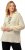 Ulla Popken Lace Up Sailor Collar Sweater Vanilla - Hettegensere og collegegensere - 