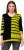 Ulla Popken Mixed Stripe 3/4 Sleeve Colorblock Sweater Apple Green - Hettegensere og collegegensere - Myke gensere, hettegensere og strikk
