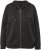 Ulla Popken Textured Metallic Knit Sweatshirt With Hood Graphite Grey - Hettegensere og collegegensere - Myke gensere, hettegensere og strikk