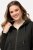 Ulla Popken Textured Metallic Knit Sweatshirt With Hood Graphite Grey - Hettegensere og collegegensere - Myke gensere, hettegensere og strikk