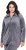 Ulla Popken Velour Loungewear Jacket Dark Grey - Hettegensere og collegegensere - 