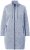 Ulla Popken Longline Knit Fleece Jacket Sky Blue - Hettegensere og collegegensere - Myke gensere, hettegensere og strikk