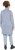 Ulla Popken Longline Knit Fleece Jacket Sky Blue - Hettegensere og collegegensere - Myke gensere, hettegensere og strikk