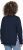 Ulla Popken Stripe Panel Long Sleeve V-Neck Sweatshirt Navy - Hettegensere og collegegensere - 