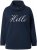 Ulla Popken HELLO Classic Fit Stand-Up Collar Sweatshirt Navy - Hettegensere og collegegensere - 