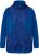 Ulla Popken Patch Print Fleece Jacket Denim Blue - Hettegensere og collegegensere - 