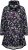 Ulla Popken Floral Stand-Up Collar Flounce Panel Sweatshirt Black - Hettegensere og collegegensere - 