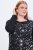 Ulla Popken Sequined Soft Fine Knit Sweater Black - Hettegensere og collegegensere - Myke gensere, hettegensere og strikk