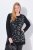 Ulla Popken Sequined Soft Fine Knit Sweater Black - Hettegensere og collegegensere - Myke gensere, hettegensere og strikk