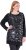 Ulla Popken Sequined Soft Fine Knit Sweater Black - Hettegensere og collegegensere - 
