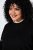 Ulla Popken Decorative Seam Contrast Color Sweater Black - Hettegensere og collegegensere - Myke gensere, hettegensere og strikk