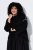 Ulla Popken Decorative Seam Contrast Color Sweater Black - Hettegensere og collegegensere - Myke gensere, hettegensere og strikk