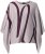 Ulla Popken Brushstroke Knit Poncho Beige - Hettegensere og collegegensere - Myke gensere, hettegensere og strikk
