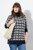 Ulla Popken Eco Cotton Geometric Snowflake Sweater Navy - Hettegensere og collegegensere - Myke gensere, hettegensere og strikk