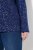 Ulla Popken Metallic Print Extra Soft Christmas Sweatshirt Ink Blue - Hettegensere og collegegensere - Myke gensere, hettegensere og strikk
