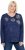 Ulla Popken Metallic Print Extra Soft Christmas Sweatshirt Ink Blue - Hettegensere og collegegensere - 