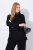 Ulla Popken Flared Sleeve Turtleneck Sweater Black - Hettegensere og collegegensere - Myke gensere, hettegensere og strikk