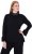 Ulla Popken Flared Sleeve Turtleneck Sweater Black - Hettegensere og collegegensere - 